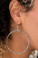 Load image into Gallery viewer, Wide Curves Ahead Silver Earrings
